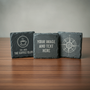 Slate Coasters pack of 4